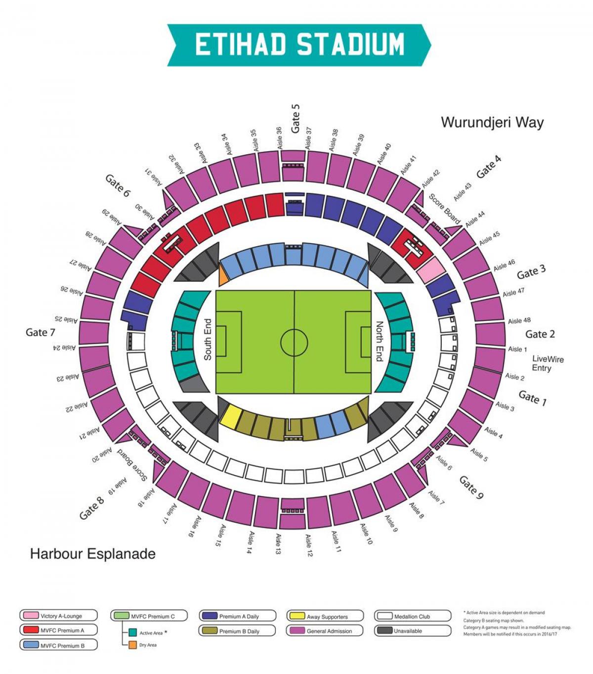mapa Etihad estadio Unibertsitatea