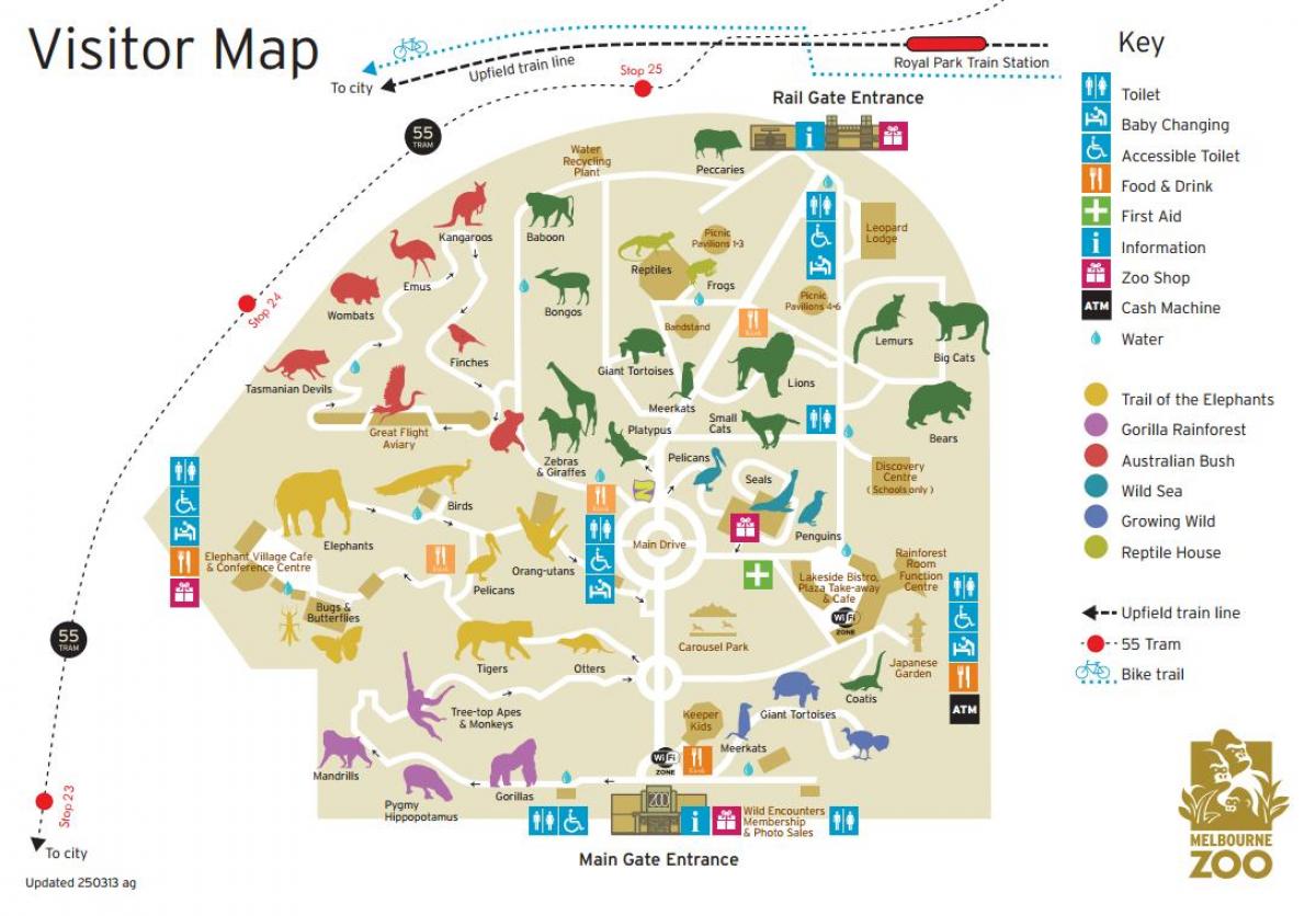 mapa Unibertsitatea zoo