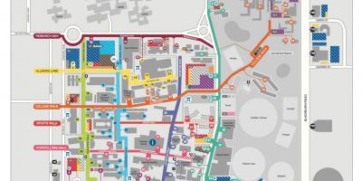 Monash university Clayton mapa