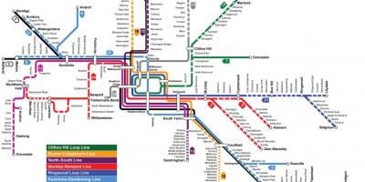 Tren geltokia mapa Unibertsitatea